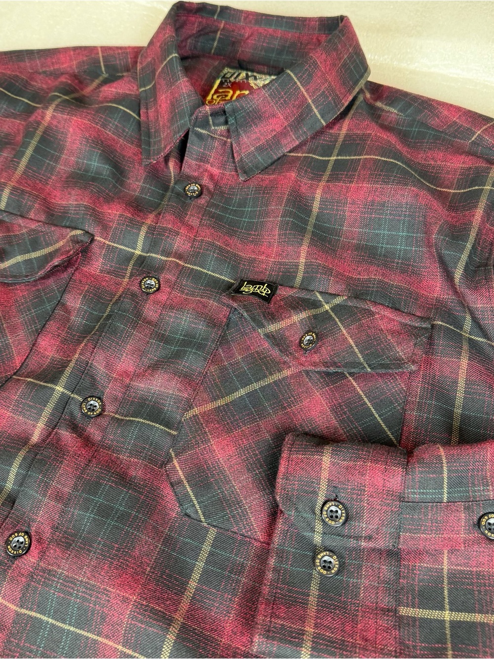 Dixxon Lamb Of God Mens 2X 2XL Ashes Of The Wake Flannel Shirt